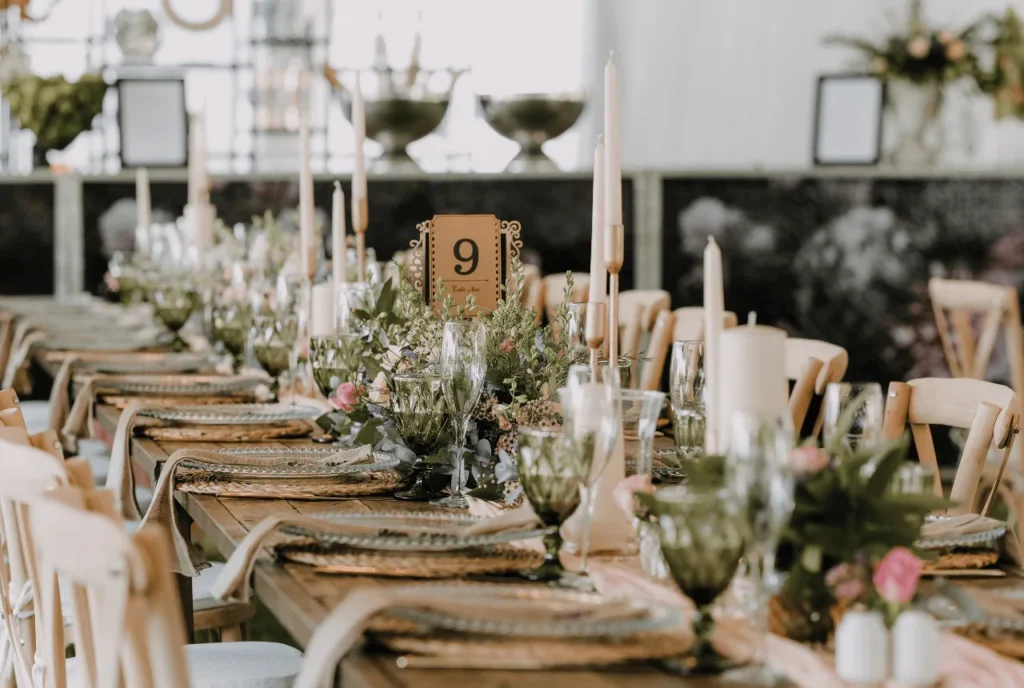 Vintage Table Settings with Antique Touches